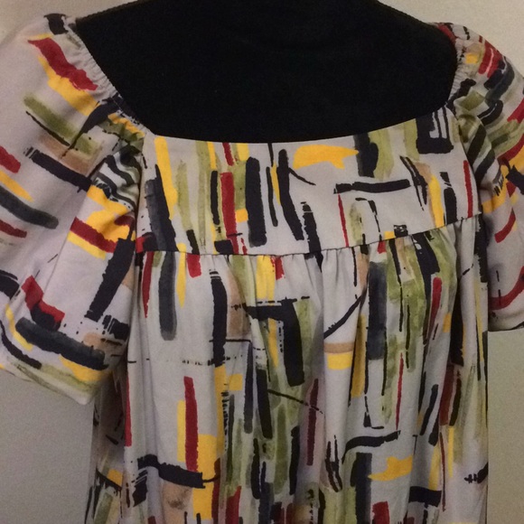 CLOSET CLEAR OUT!!! ELLE abstract shift dress - Picture 2 of 6